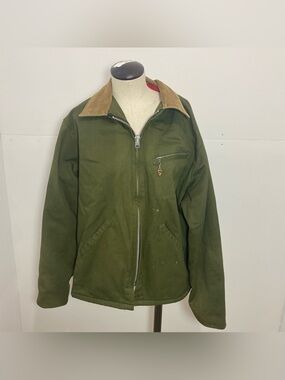 VTG 60’s Key Imperial 3 Pocket Slat Style Insulated Lining Mens Jacket Large